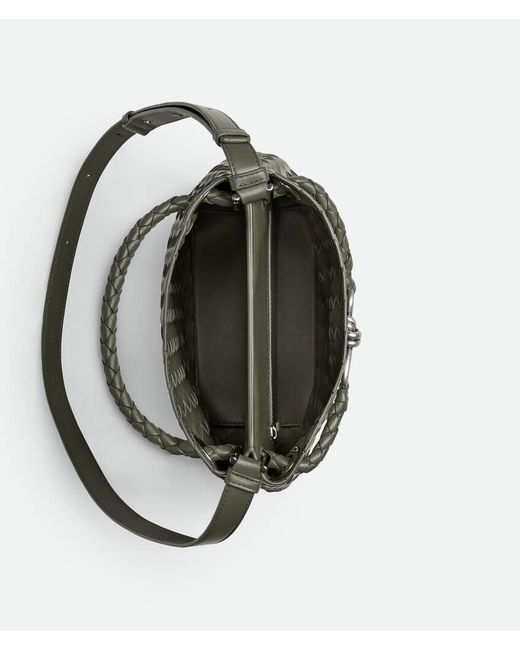 Bottega Veneta Green Small Andiamo Bucket