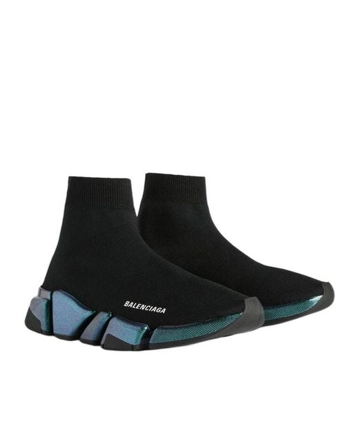 Balenciaga Blue Speed 2.0 Iridescent Sneaker