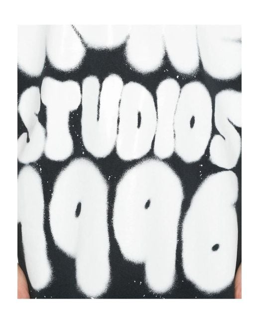 Acne Black Short-Sleeved T-Shirt for men