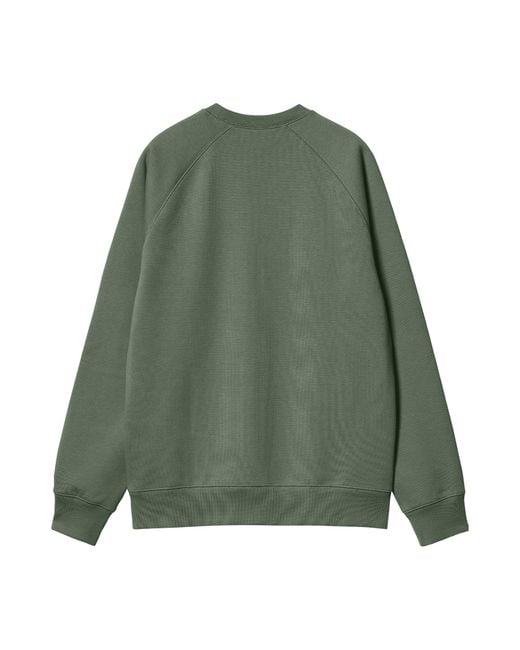 Carhartt Green Round-Neck Sweater for men