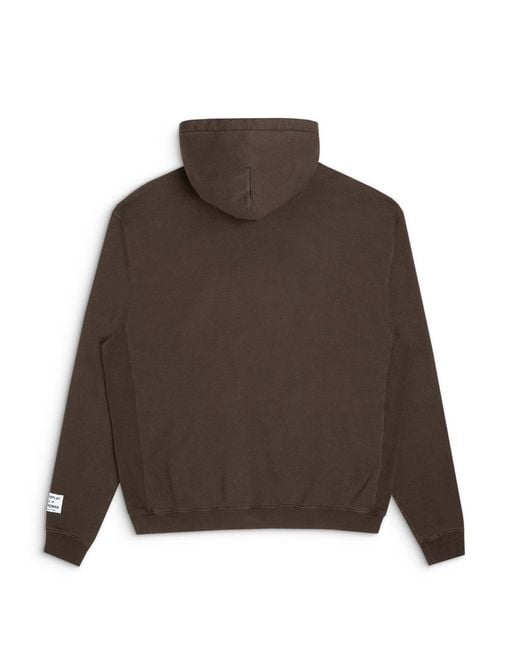 GALLERY DEPT. Brown French Logo Painted Hoodie for men