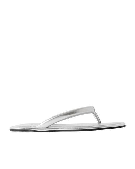 St. Agni White Sumi Flip-Flops