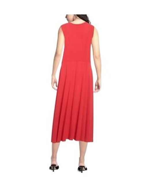 Max Mara Red Midi Dress