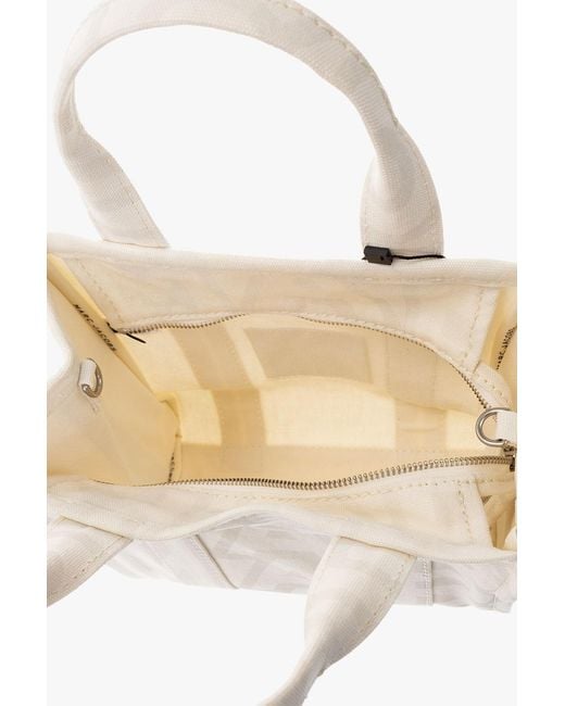 Marc Jacobs White Logo Shoulder Bag