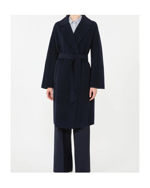 Weekend by Maxmara Blue Civada Belted Coat