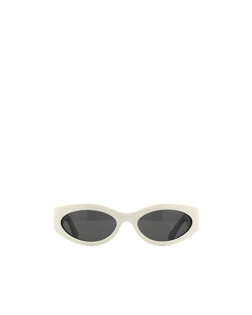 Céline White Logo Sunglasses for men