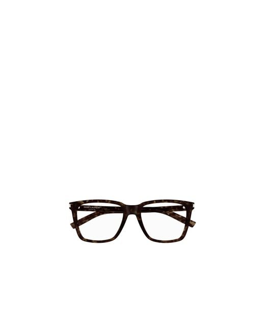 Saint Laurent Multicolor Eyewear Square Frame Glasses