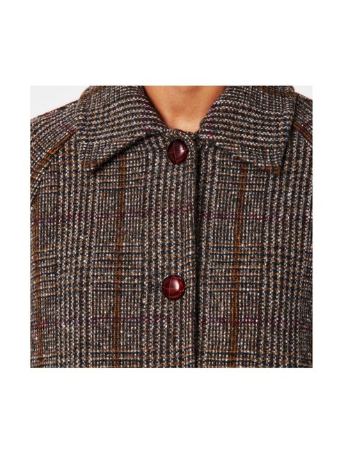 Weekend by Maxmara Gray Printed Coat