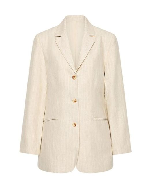 Posse Natural Leon Pinstripe Jacket