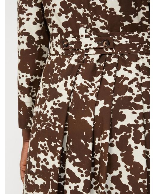 Max Mara Natural 'S Smmpesche Pattern-Printed Dress