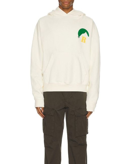 Rhude White Long-Sleeved Sweater for men