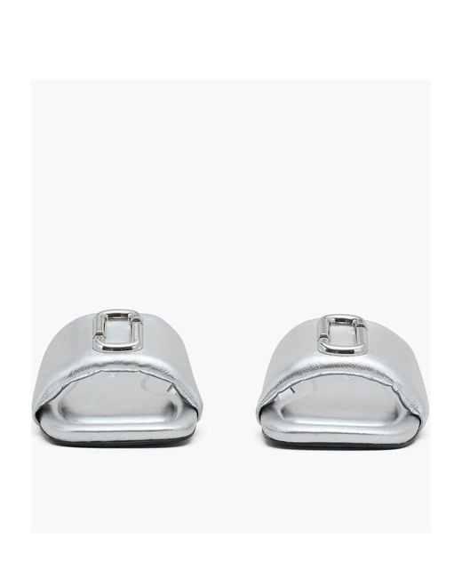 Marc Jacobs White Logo Slippers