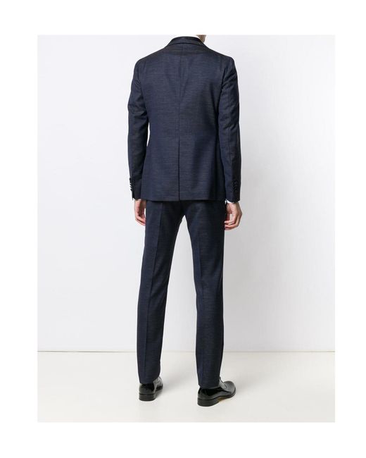 Tagliatore Blue Three-Piece Tuxedo for men