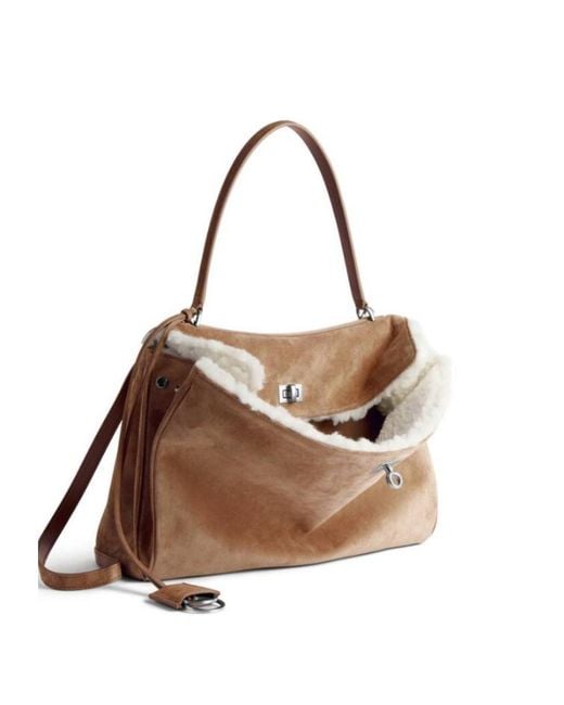 Balenciaga Brown Rodeo Medium Handbag