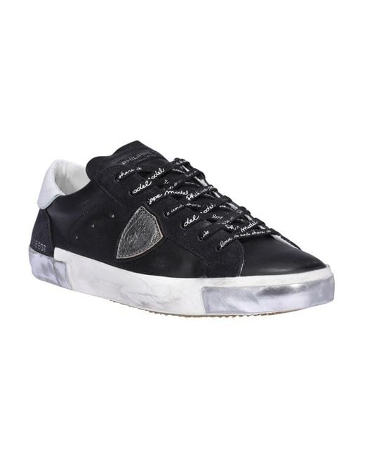 Philippe Model Blue Prsx Lace-Up Sneakers for men