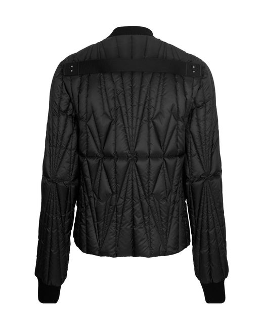 Rick Owens Black Minimalist Color-Blocked Jacket for men