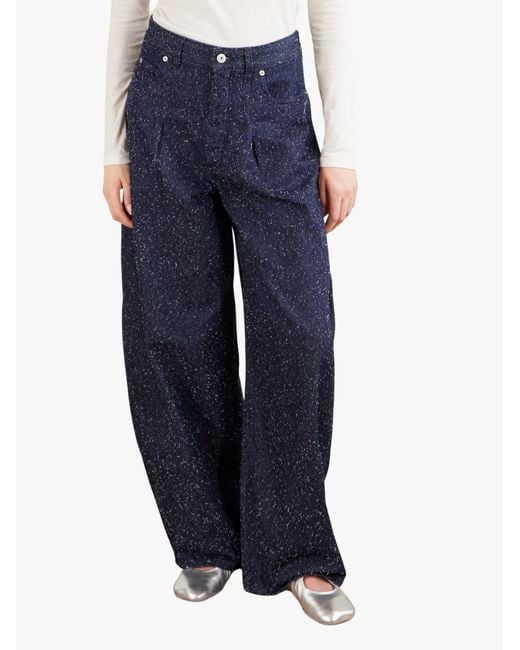 Jacquemus Blue Belt Loop Jeans