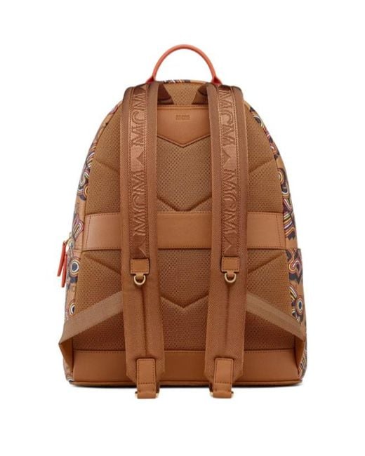 MCM Brown Stark Backpack for men