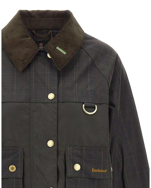 Barbour Black Long-Sleeved Casual Jacket