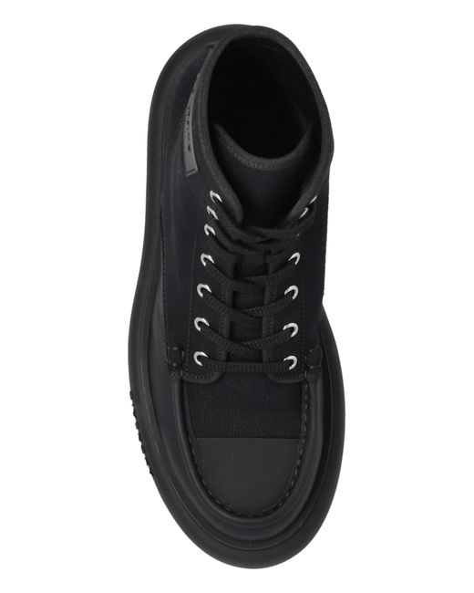 Givenchy Black Lace Up Boots for men