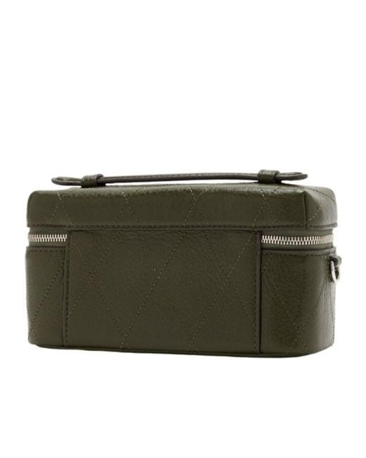 Tory Burch Green Quilted Shoulder Bag