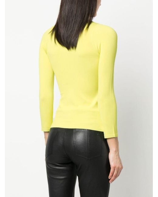 DSquared² Yellow Long Sleeved T-Shirt