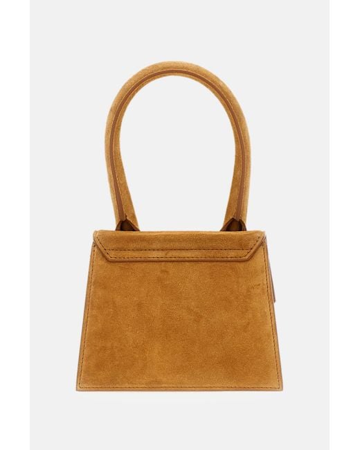 Jacquemus Brown Structured Mini Shoulder Bag