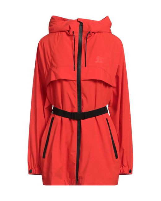 Burberry Red Solid Color Casual Jacket