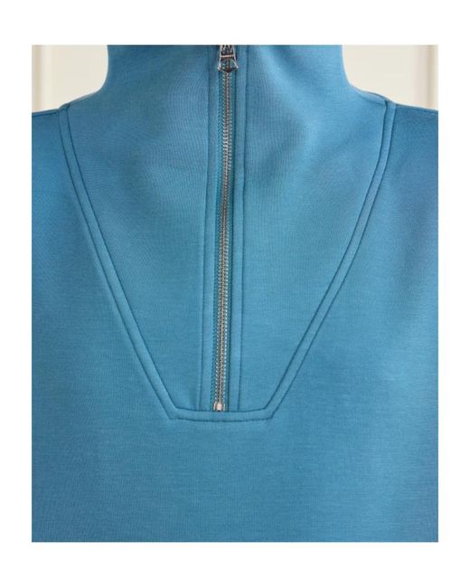Varley Blue Long-Sleeved Sweatshirt