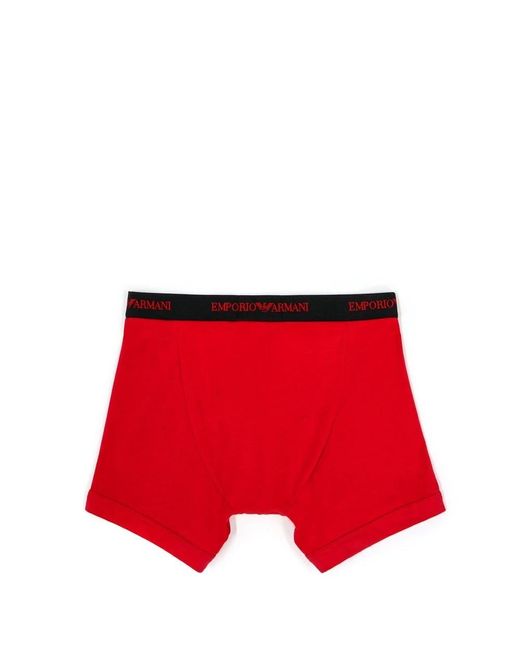 Emporio Armani Red Logo Underwear for men