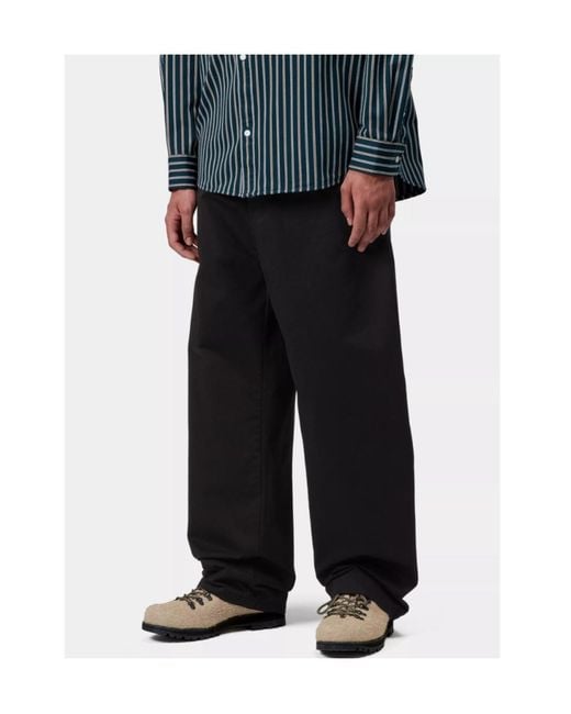 Carhartt Black Cotton Pants for men