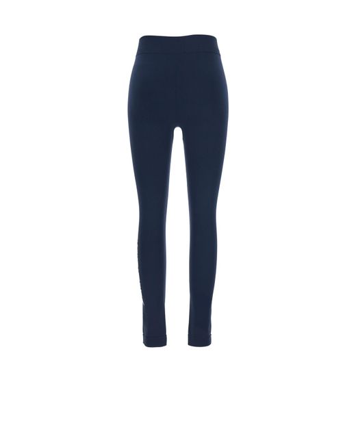 Max Mara Blue Basilea Leggings