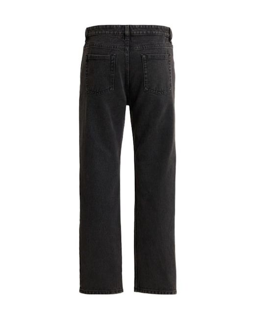 The Row Black Riaco Denim Cropped Jeans