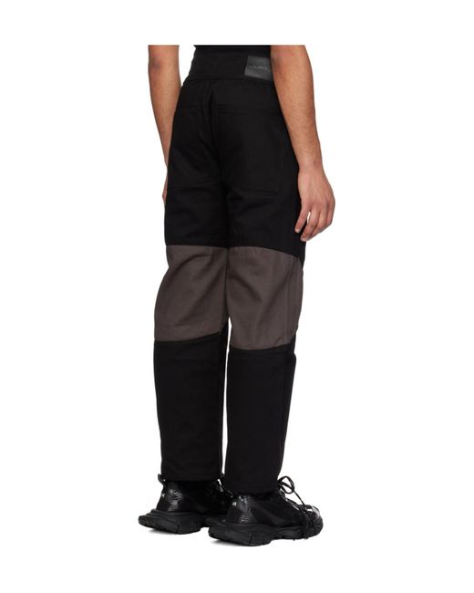 Raga Malak Black Velcro Trousers for men