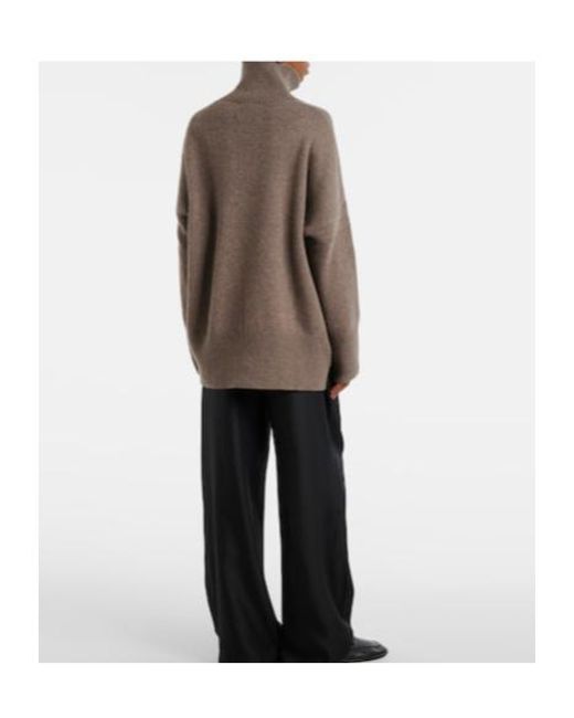 Lisa Yang Brown Heidi Cashmere Sweater