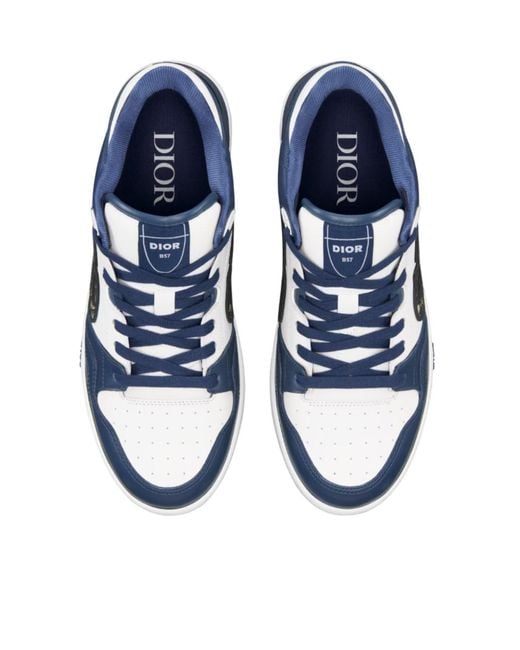 Dior Blue Homme B57 Low-Top Sneakers for men