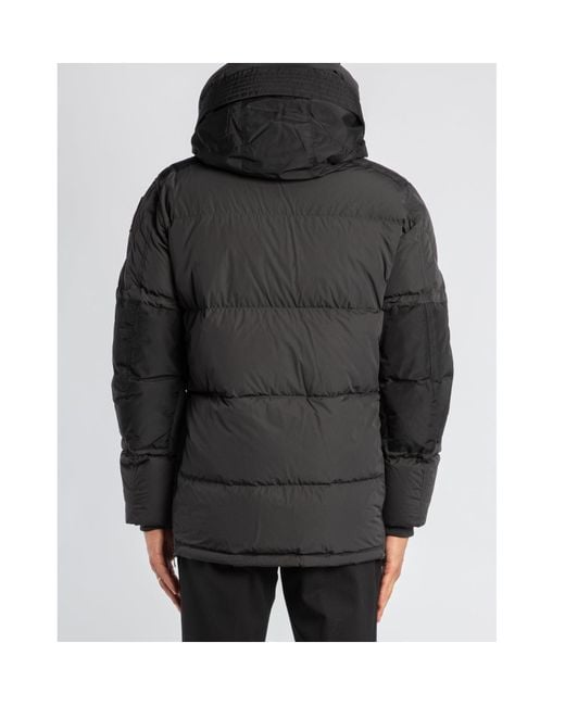 Parajumpers Black Long-Sleeved Down Jacket for men
