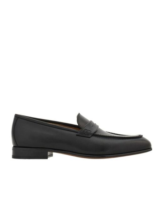 Ferragamo Black Penny Loafer for men