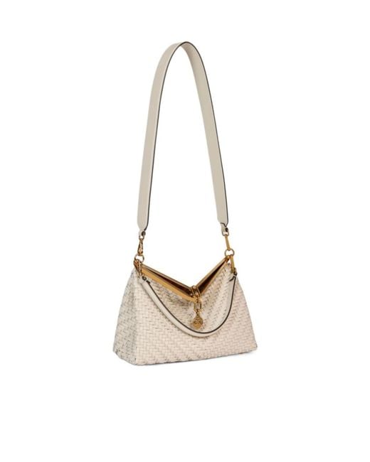 Etro Natural Vela Braided Shoulder Bag