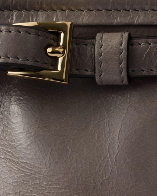 Prada Brown Small Leather Shoulder Bag