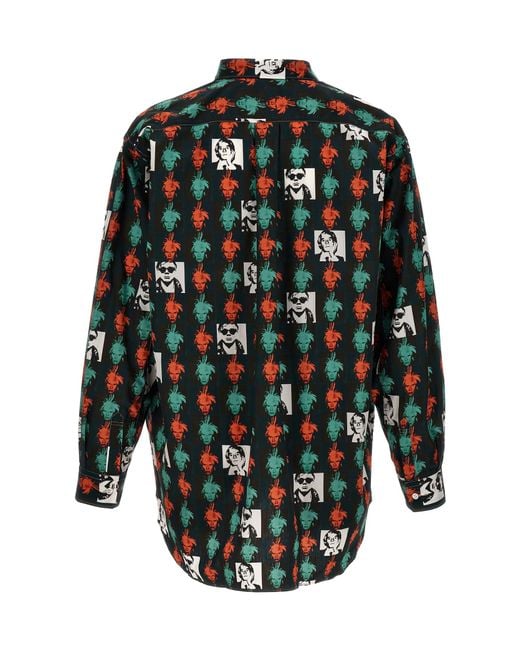 Comme des Garçons Black 'andy Warhol' Shirt for men