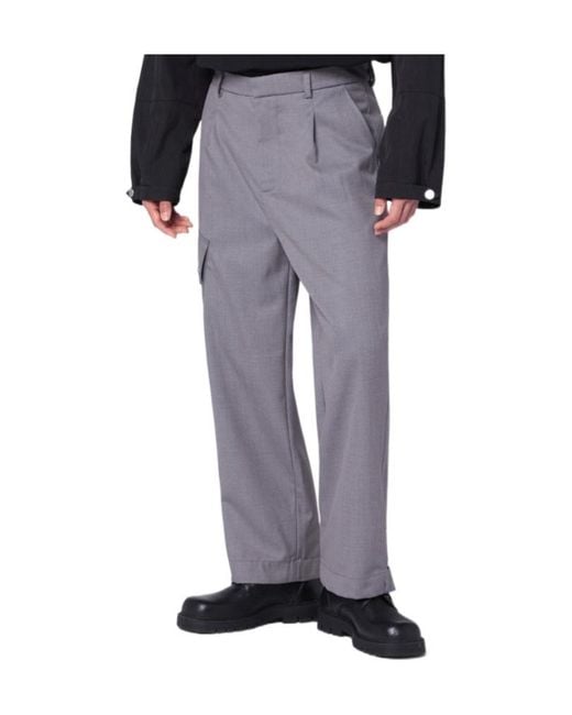 OAMC Gray Peacemaker Blend Trousers for men