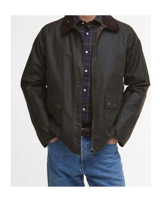 Barbour Black Bedale Jacket for men