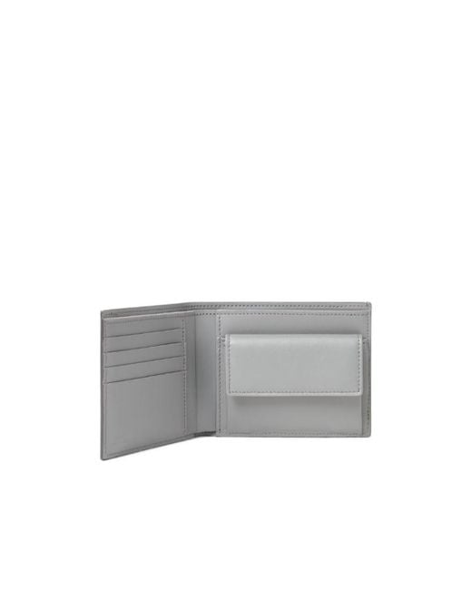 Fendi Gray Ff Leather Wallet for men
