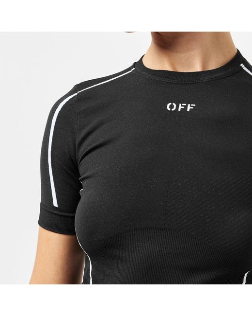 Off-White c/o Virgil Abloh Black Seamless Baby Tee