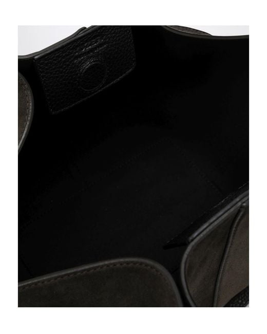 Yuzefi Black Mochi Drawstring Shoulder Bag