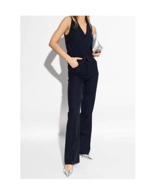 Zadig & Voltaire Blue Emaux Waistcoat