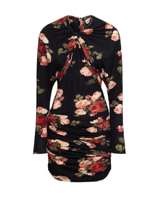 Magda Butrym Black Pattern Dress