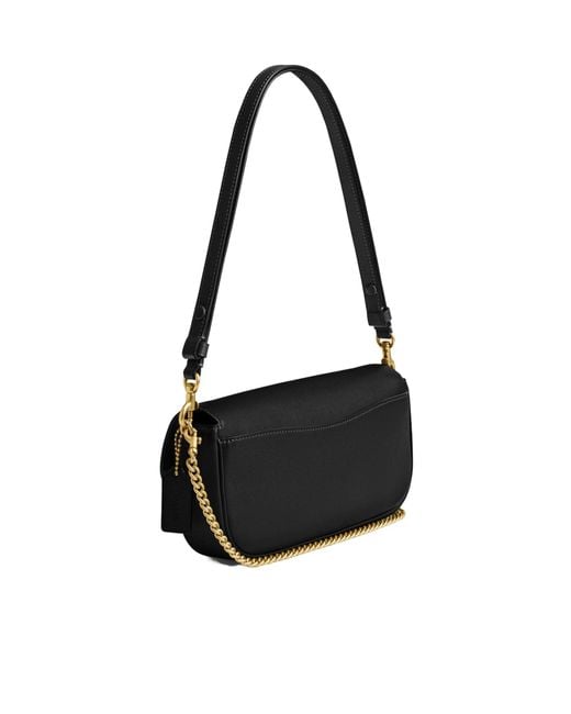 COACH Black Brook Flap Chain Bag