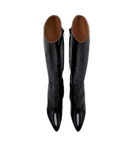 Maison Margiela Black Heel-Less Boots